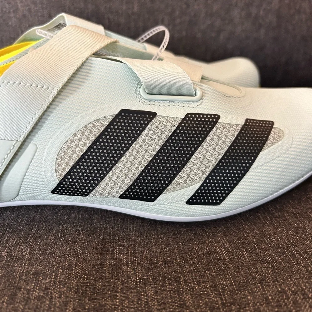 ($150) Adidas The Indoor Cycling Shoe Mens 9.5 / Womens 10.5 Green Yellow GX1668